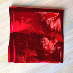 Lámina Foil Textil Rojo 25 X 30