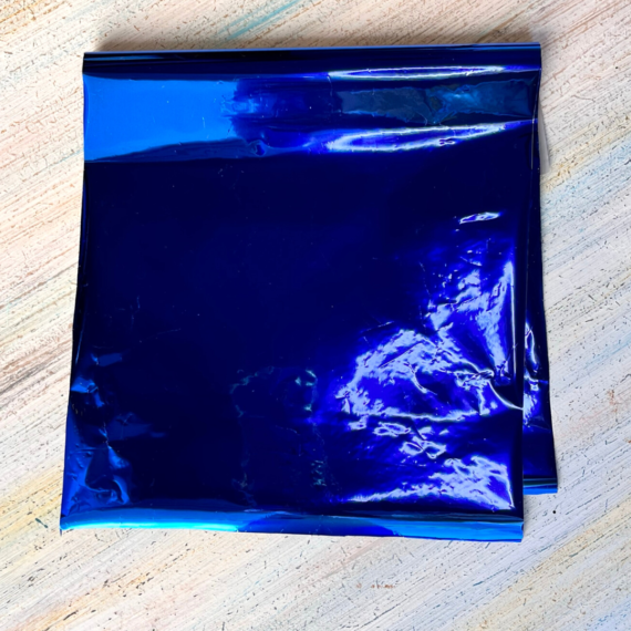 Lámina Foil Textil Azul 1 Mt X 60 Cms