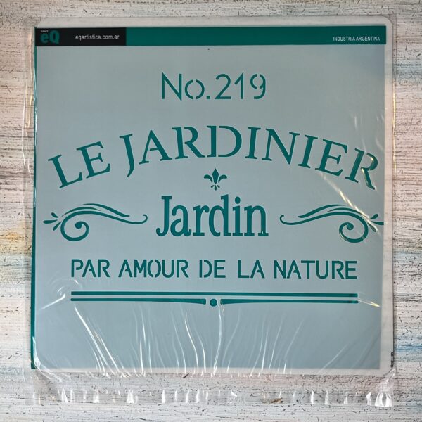 Stencil Jardinerie - 1017
