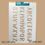 Stencil Letras ABC 001