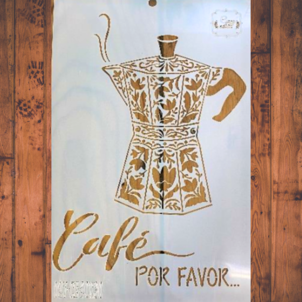 Stencil Café Por Favor