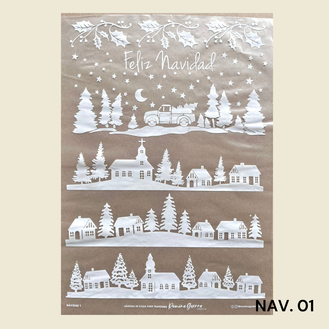 Folex Navidad 01 Blanco