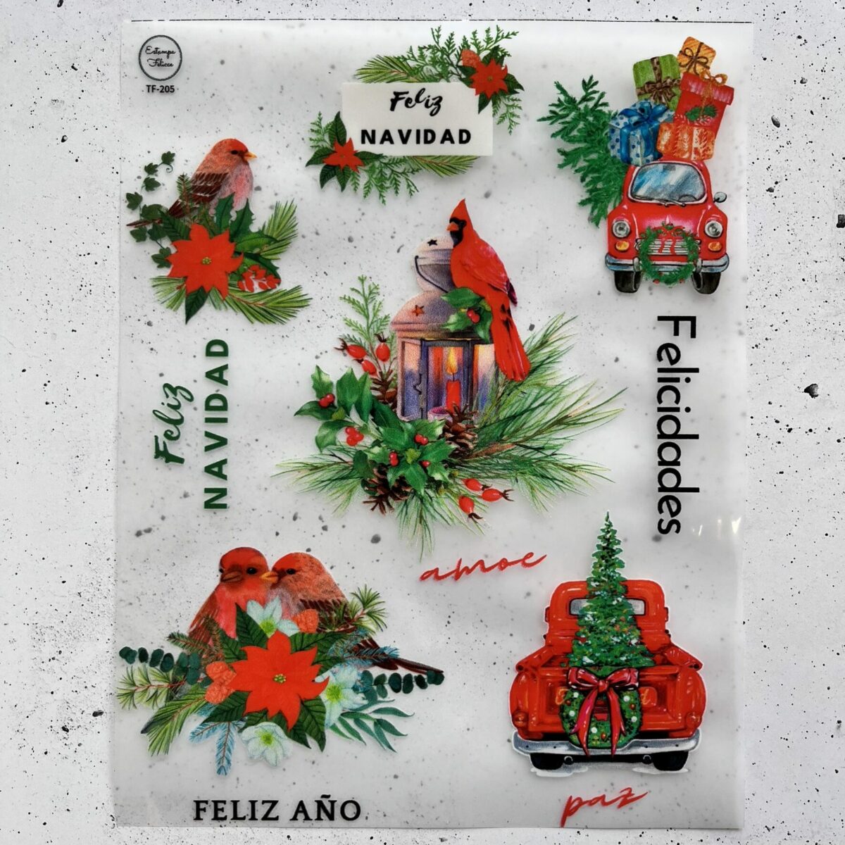 Folex Transfer Navidad Estampa Felicce TF- 205