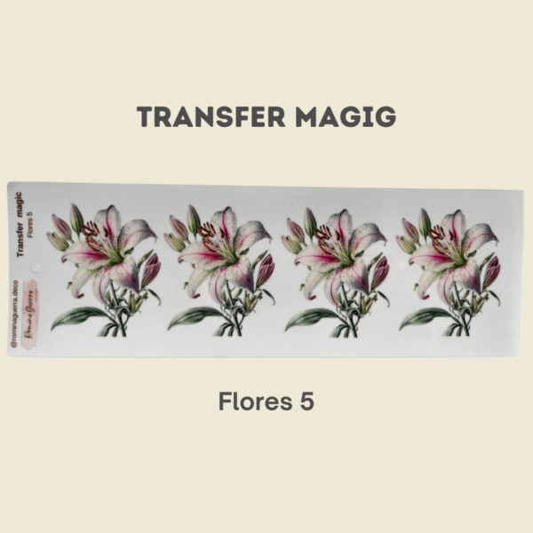 Transfer Magic Flores 5
