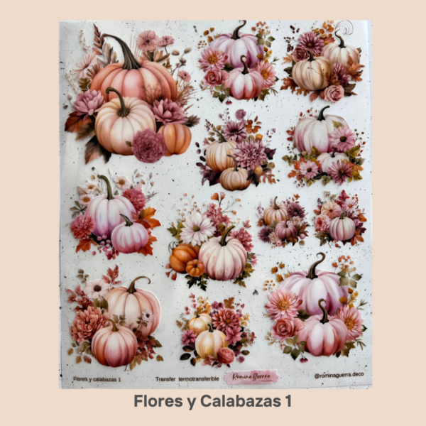 Folex Termotransferibles - Flores y Calabazas 1