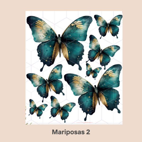Transfer Termotransferibles Mariposas 2