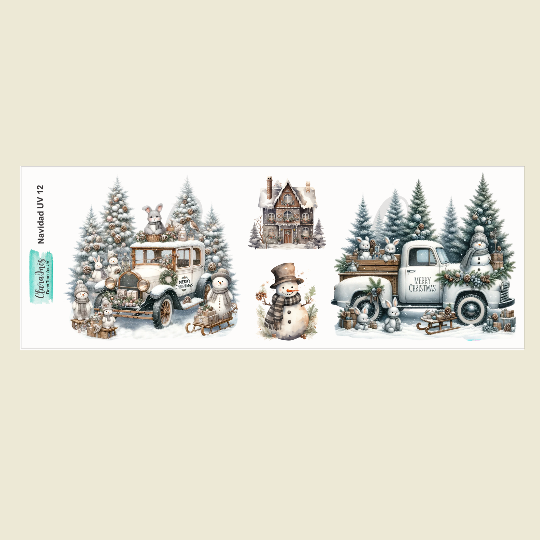 Deco Transfer UV Navidad UV12